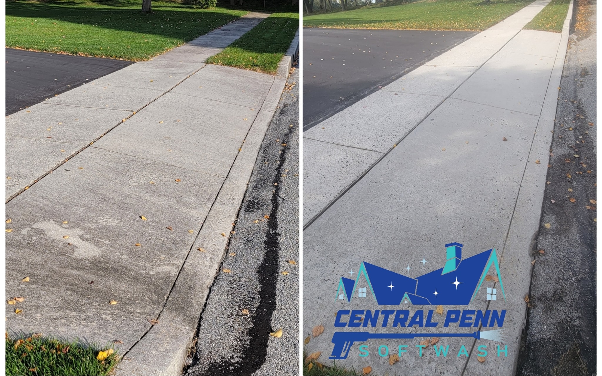 sidewalk pressure washing